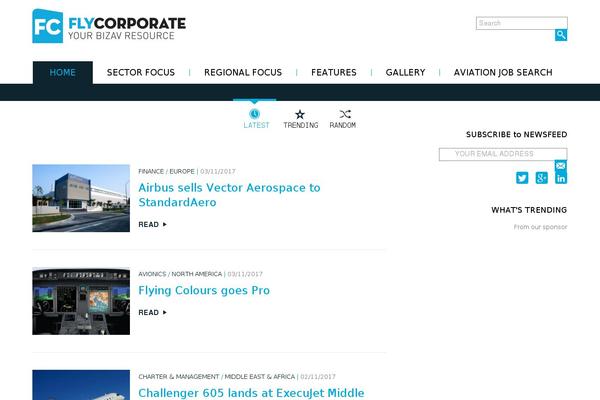 fly-corporate.com site used Flycorporate