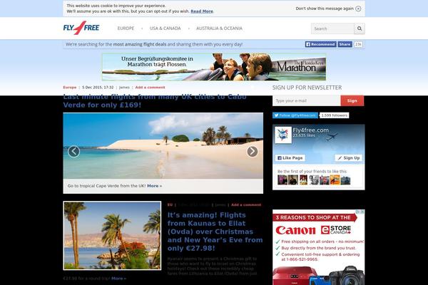 fly4free.com site used Fly4free