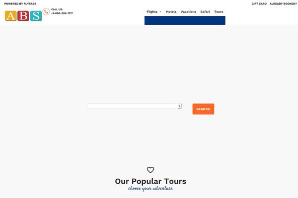 BookYourTravel theme site design template sample