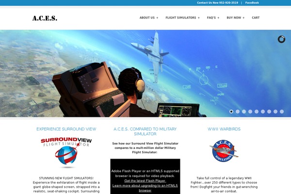 flyaces.com site used Passion