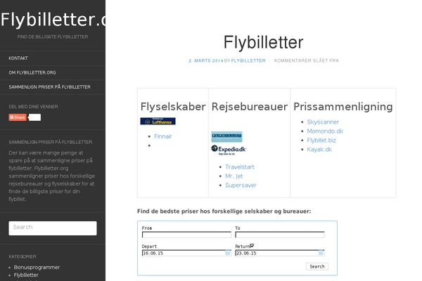 WordPress website example screenshot