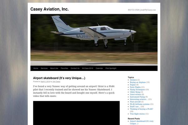 Twenty Ten theme site design template sample