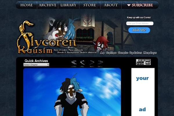 flycoren.com site used Comicpress-blank