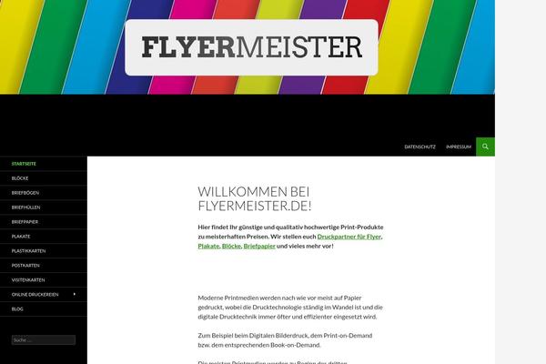 WordPress website example screenshot