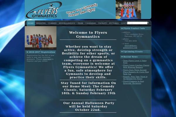 flyers-gymnastics.com site used Flyers_idea_3
