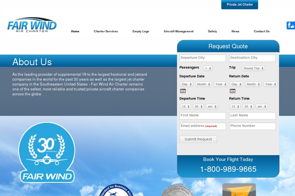 flyfairwind.com site used Flyfairwind