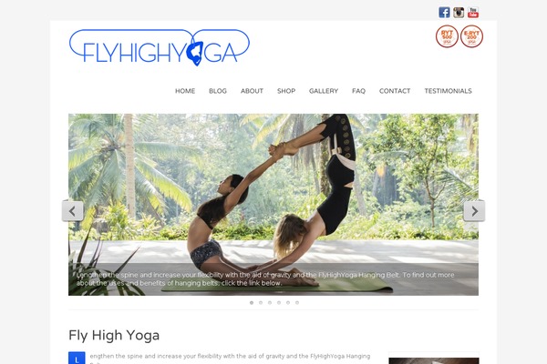 flyhighyoga.com site used Construct_wptheme
