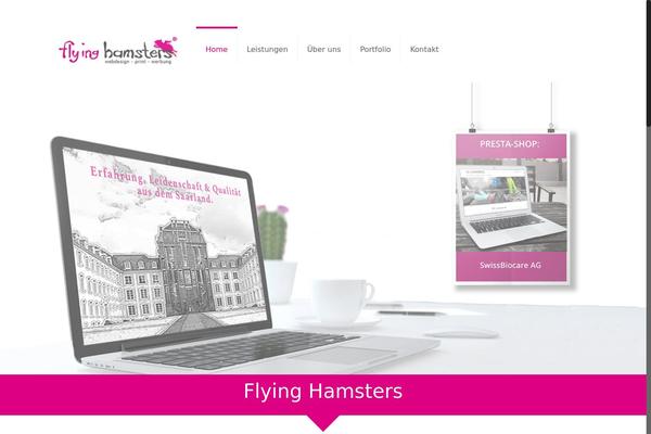 flying-hamsters.de site used Child-betheme