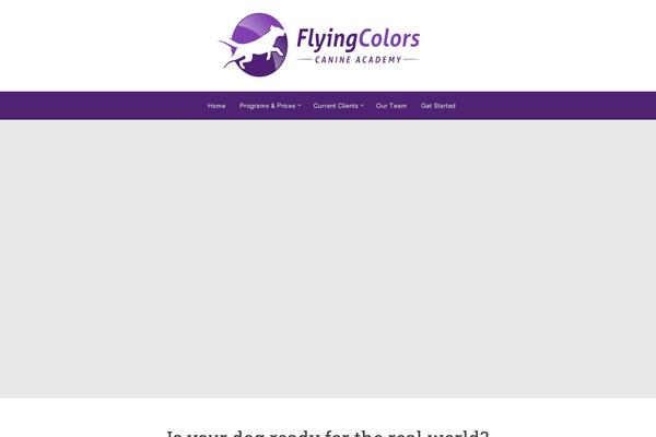 flyingcolorscanine.com site used Pets-child