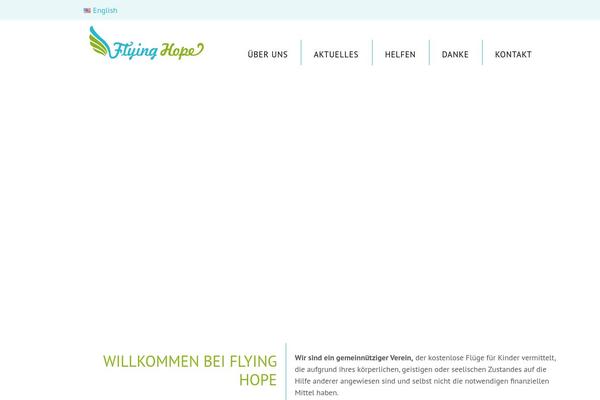 Fluida-child theme site design template sample