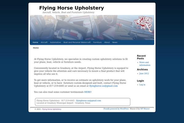 flyinghorse.us site used Weaver II