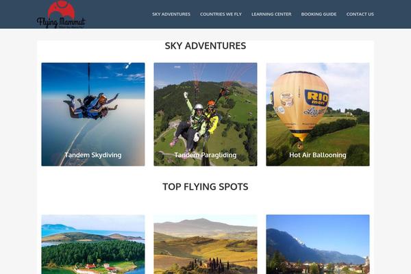 Adventure-tours theme site design template sample