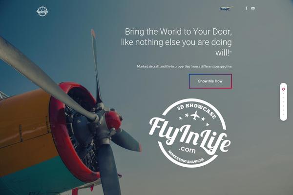 Salient theme site design template sample
