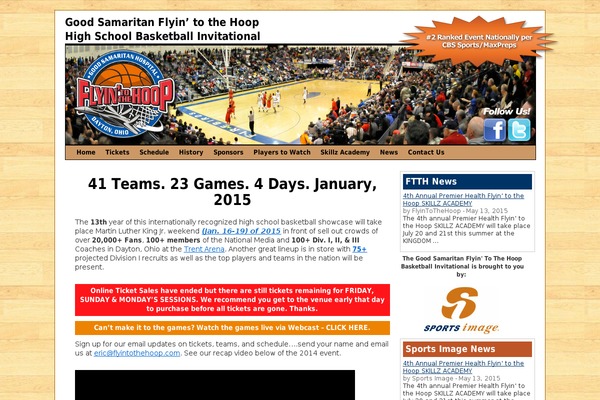 flyintothehoop.com site used Flyin