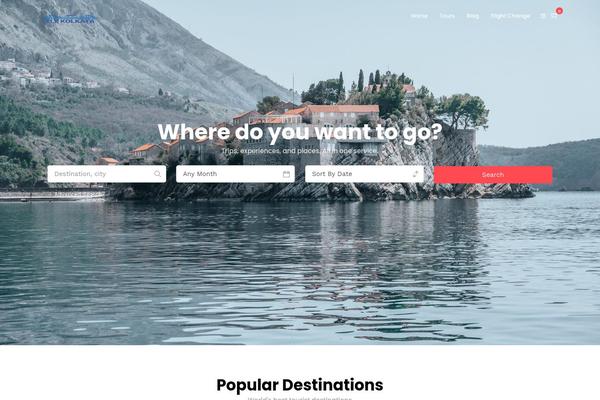 Grandtour theme site design template sample