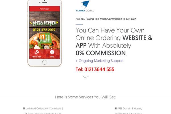 WordPress website example screenshot