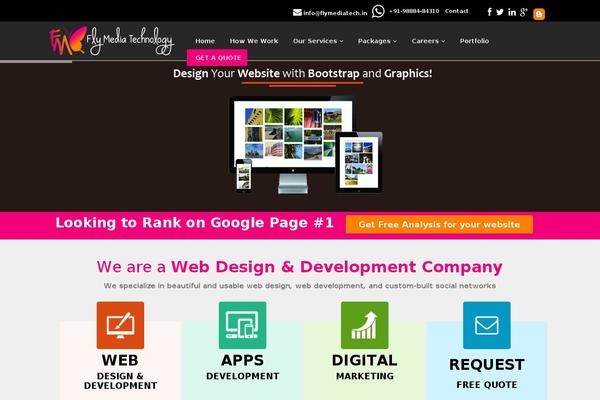 Web Portfolio website example screenshot