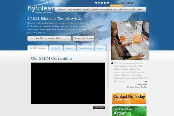 flytolearn.com site used Fly-to-learn