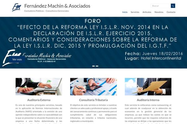 WordPress website example screenshot