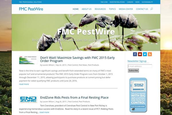 Divi theme site design template sample