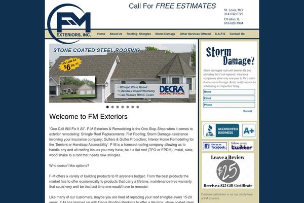 WordPress website example screenshot