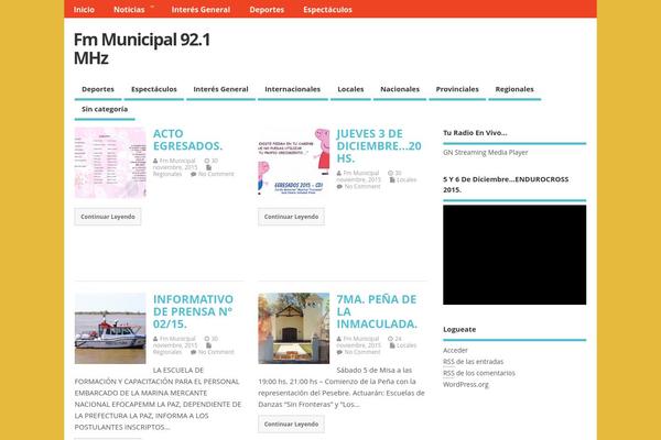 WordPress website example screenshot