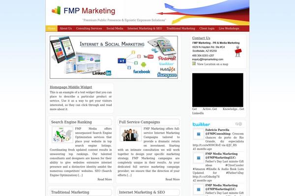 WordPress website example screenshot