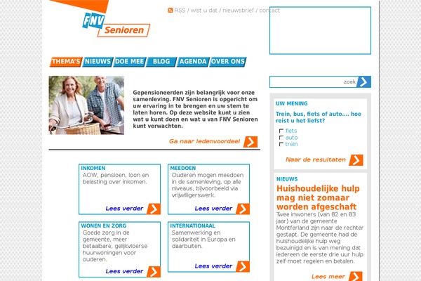 fnvsenioren.nl site used Fnvsenioren