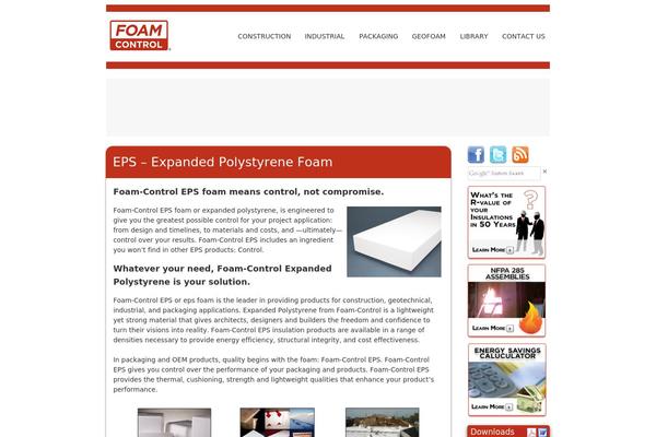foam-control.com site used Redbar