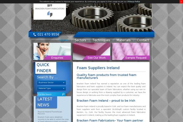 foamfabricators.ie site used Foamfabricators