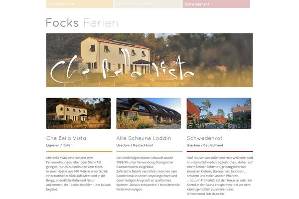 focks-ferien.de site used Focksferien