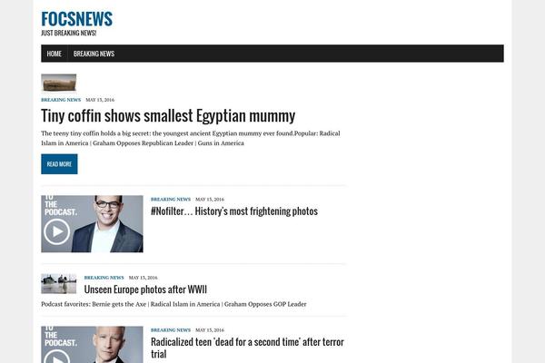 MH Newsdesk lite theme site design template sample