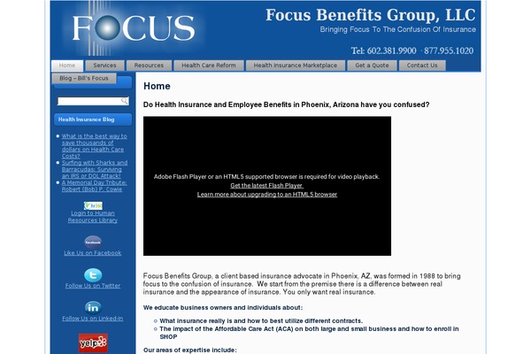 focusbenefits.com site used Focusbenefits4