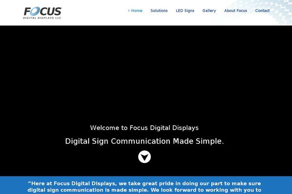 focusdigitaldisplays.com site used Focusdigitaldisplays
