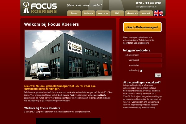 WordPress website example screenshot