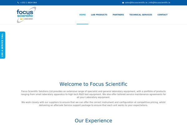 focusscientific.ie site used Focus-scientific