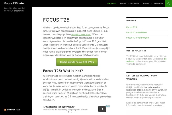 WordPress website example screenshot