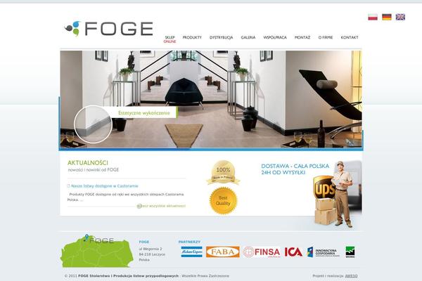 foge.pl site used Szablon