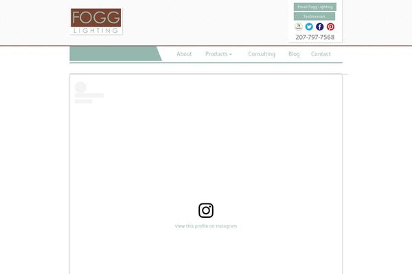 fogglighting.com site used Fogg