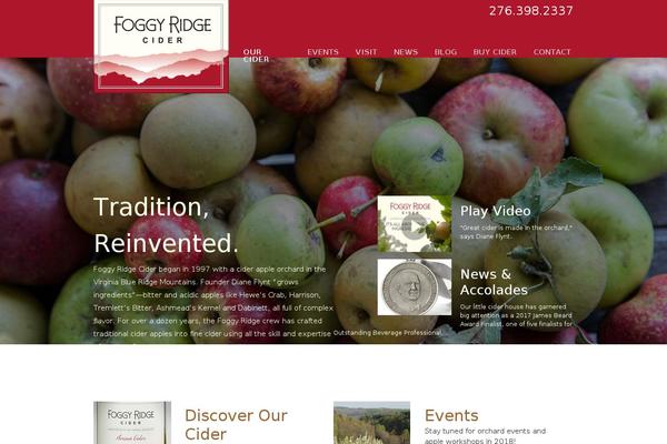 foggyridgecider.com site used Foggyridge