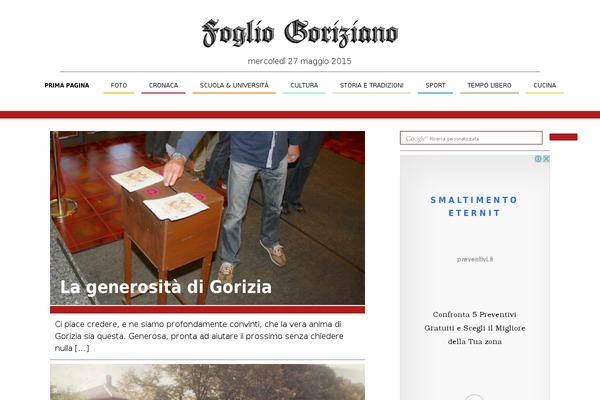 fogliogoriziano.com site used Fogliogoriziano