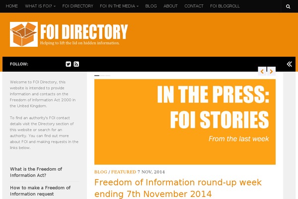 foidirectory.co.uk site used JUSTICE