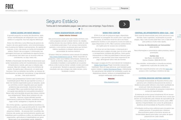 WordPress website example screenshot