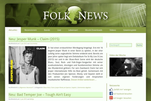 folknews.de site used Raubvogel-folknews
