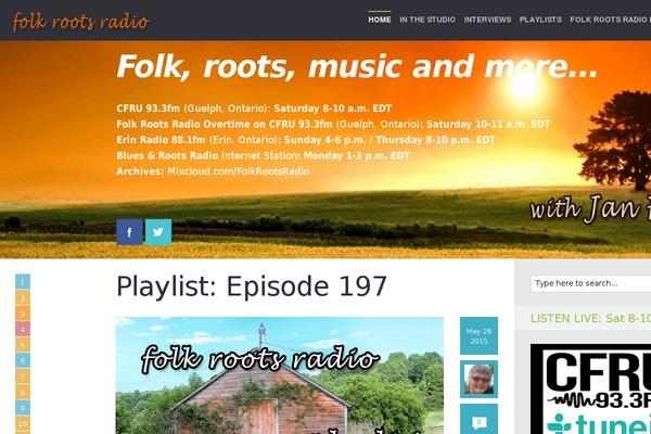 folkrootsradio.com site used SeaShell