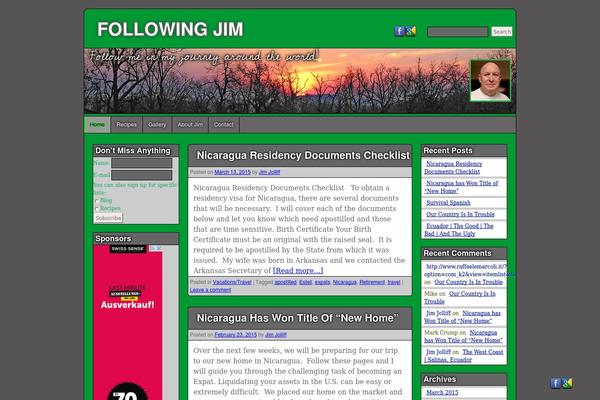 followingjim.com site used Finalversion