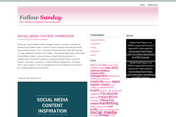 followsunday.com site used Nicosia