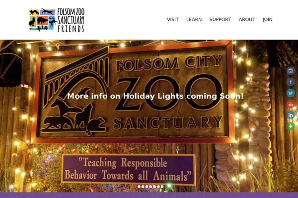 folsomzoofriends.org site used Friends-of-the-folsom-zoo