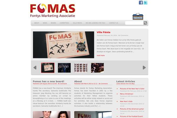 fomas.nl site used WP-Creativix