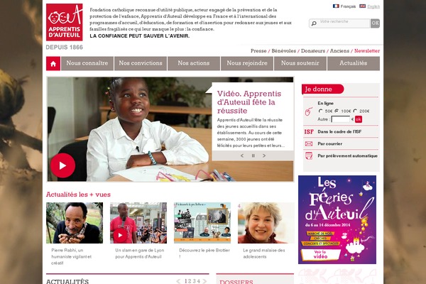 fondation-auteuil.org site used Theme_sanctuairev1